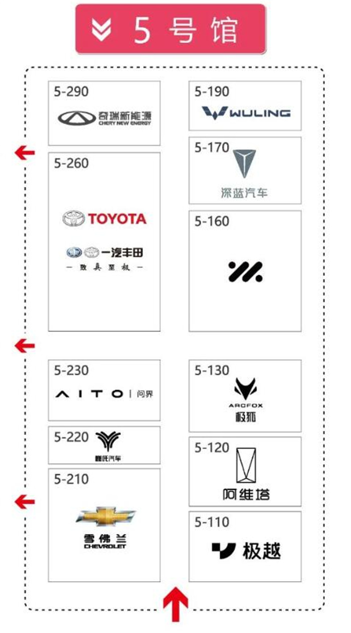 2023南京国际车展展位图公布！附赠打卡点位！  第1张