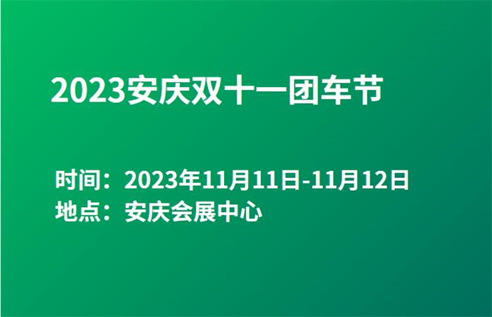2023安庆双十一团车节